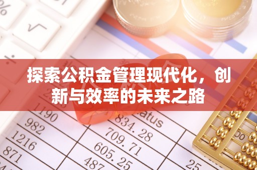 抚松探索公积金管理现代化，创新与效率的未来之路