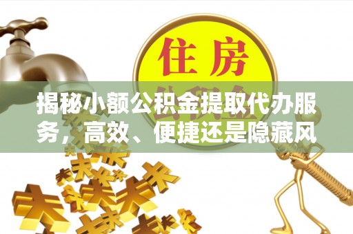 抚松揭秘小额公积金提取代办服务，高效、便捷还是隐藏风险？
