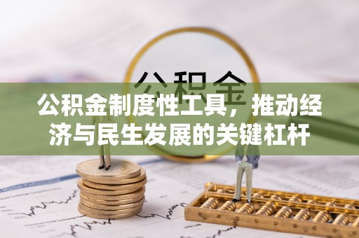 抚松公积金制度性工具，推动经济与民生发展的关键杠杆