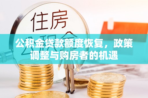 抚松公积金贷款额度恢复，政策调整与购房者的机遇