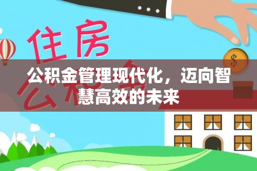 抚松公积金管理现代化，迈向智慧高效的未来