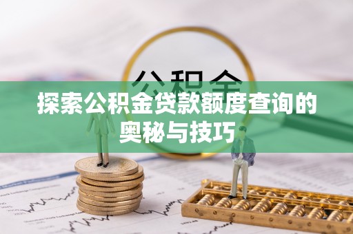 抚松探索公积金贷款额度查询的奥秘与技巧