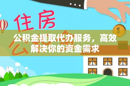 抚松公积金提取代办服务，高效解决你的资金需求