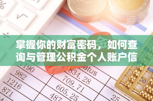 抚松掌握你的财富密码，如何查询与管理公积金个人账户信息
