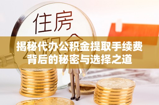抚松揭秘代办公积金提取手续费背后的秘密与选择之道