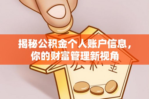 抚松揭秘公积金个人账户信息，你的财富管理新视角
