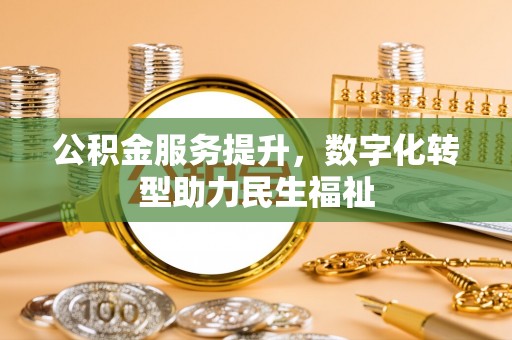 抚松公积金服务提升，数字化转型助力民生福祉